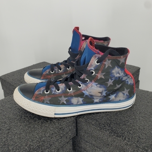 Converse All Star Chuck Taylor Ct Hi Midnight Hou Size 5Y 6.5 Women Shoes 647630 - Picture 2 of 13